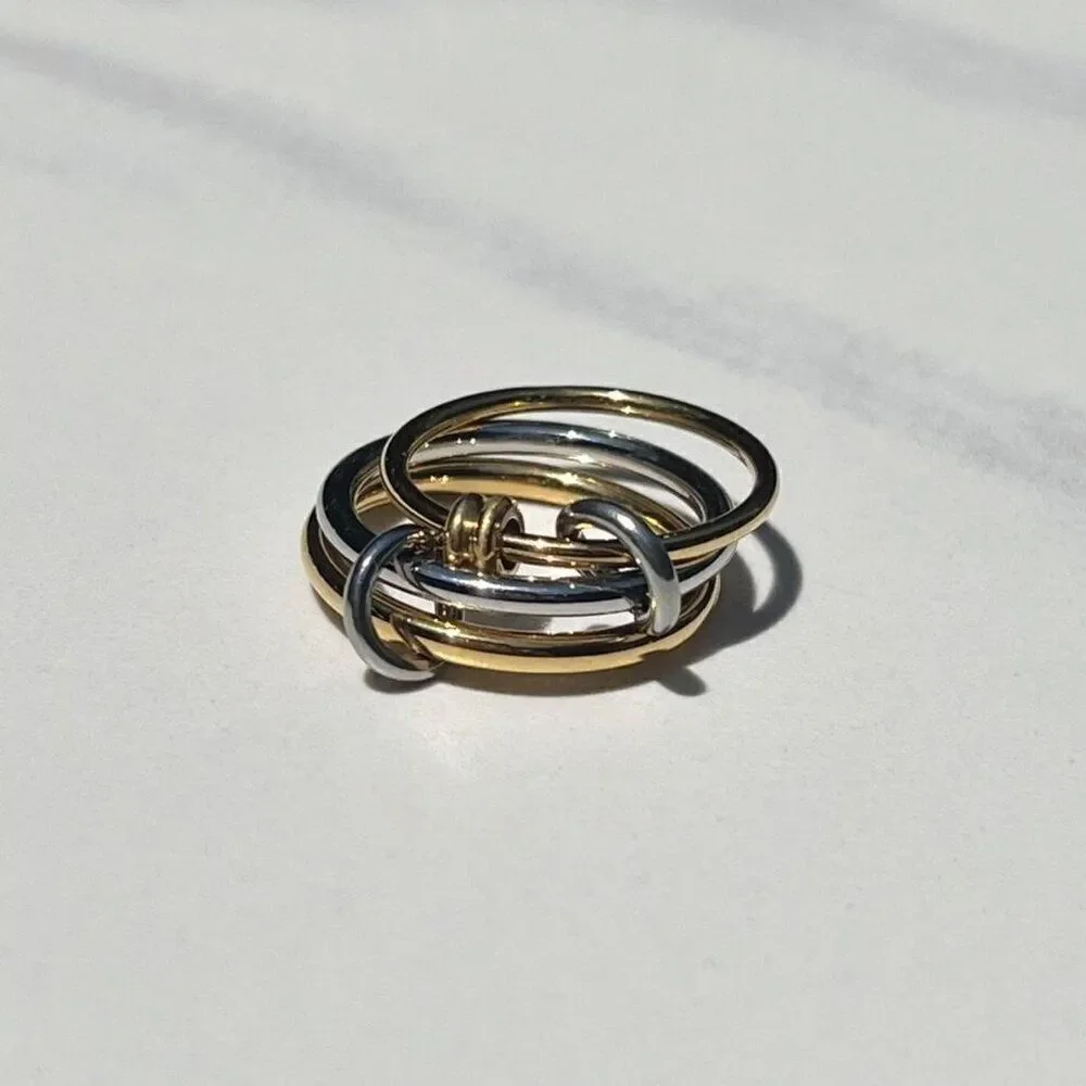 New! “Jaclyn” Mixed Metal 3-in-1 Ring